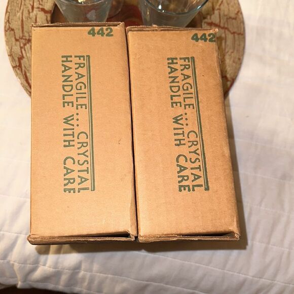 Princess House set of 4 Finely Crafted Crystal Glasses - Picture 15 of 16